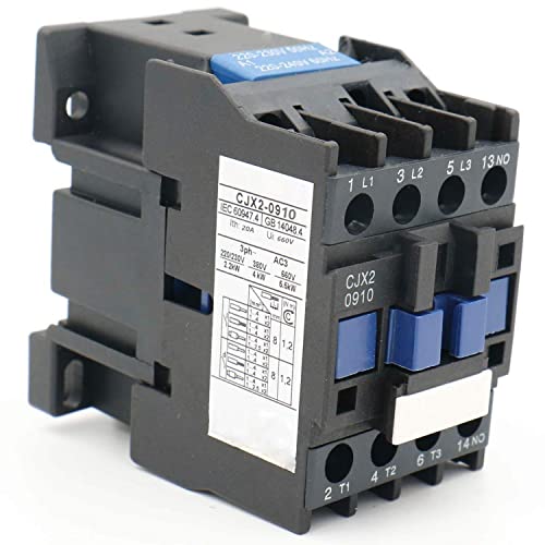 XMHF AC Contactor CJX2-0910 220V 50/60Hz סליל 3 מוט בדרך כלל פתוח 660V UI 20 אמפר