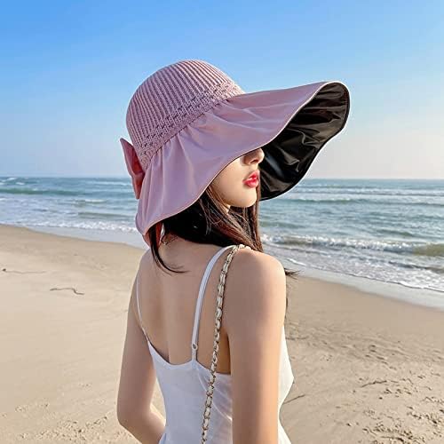 נשים שמש כובעי רחב ברים קיץ חיצוני חוף כובע מוצק צבע בייסבול כובעי נשים אופנה תחרה דלי כובע